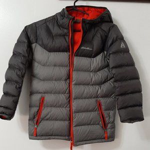 Eddiebauer kids down jacket with hood